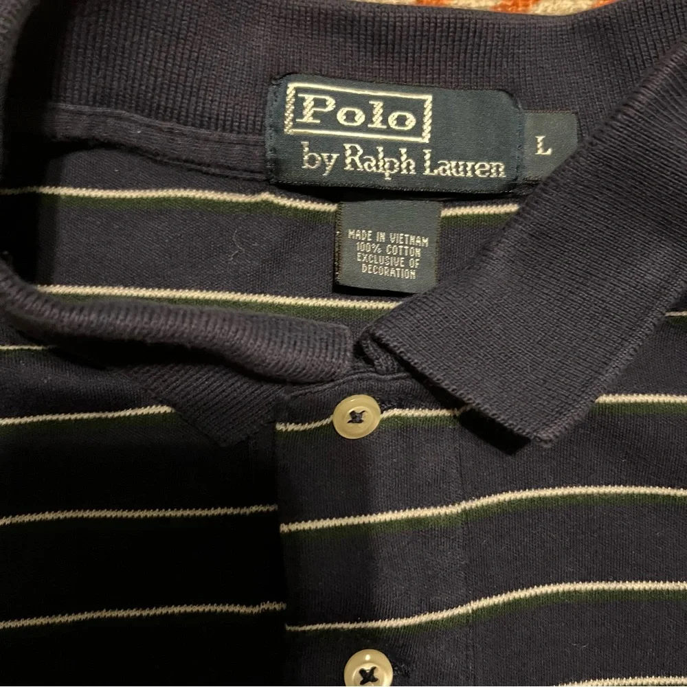 POLO by Ralph Lauren Navy/White Striped‎ Large